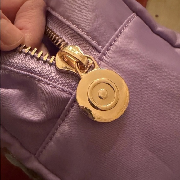 Stoney Clover Lane Lavender Pouch with Pink, Blue & White Plane Patches - Picture 8 of 8